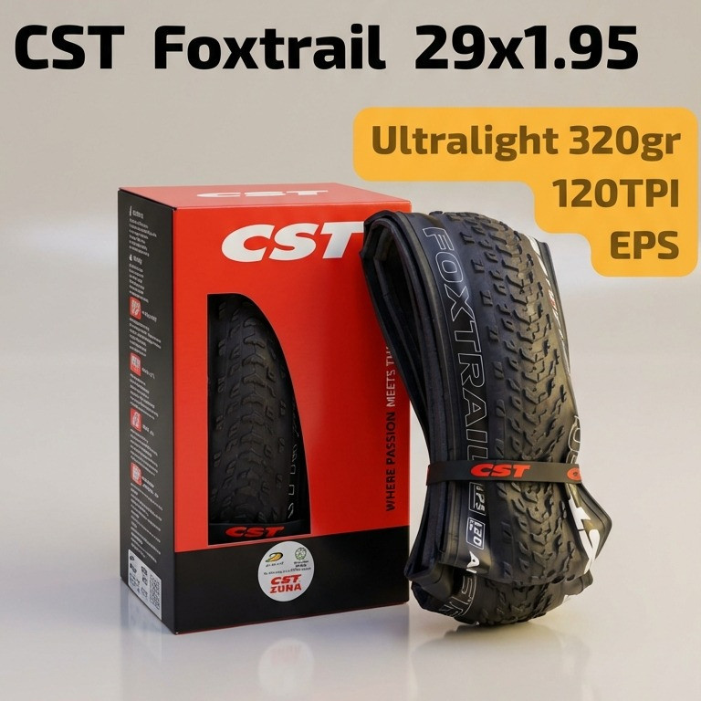 CST Foxtrail Ban Luar MTB 29 x 1.95 29x1.95 Ultralight Kevlar 120 TPI EPS Foldable XC Race