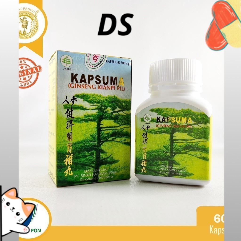 ORIGINAL 100% KAPSUMA / GINSENG KIANPI PIL / OBAT NAFSU MAKAN Original Ginseng kianpi BPOM