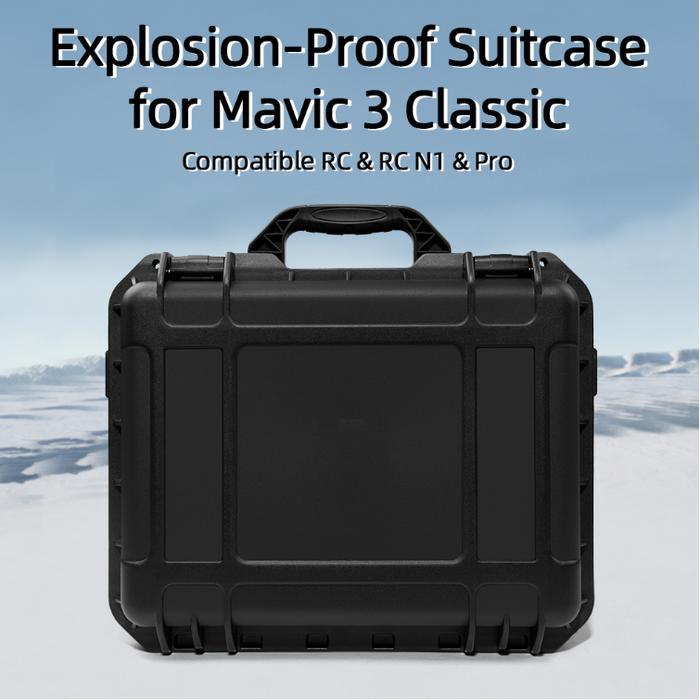 ZUIDID Tas Drone DJI Mavic 3 Protective Box Hard Case, Carrying Case PP–EVA Anti Benturan dengan Slo