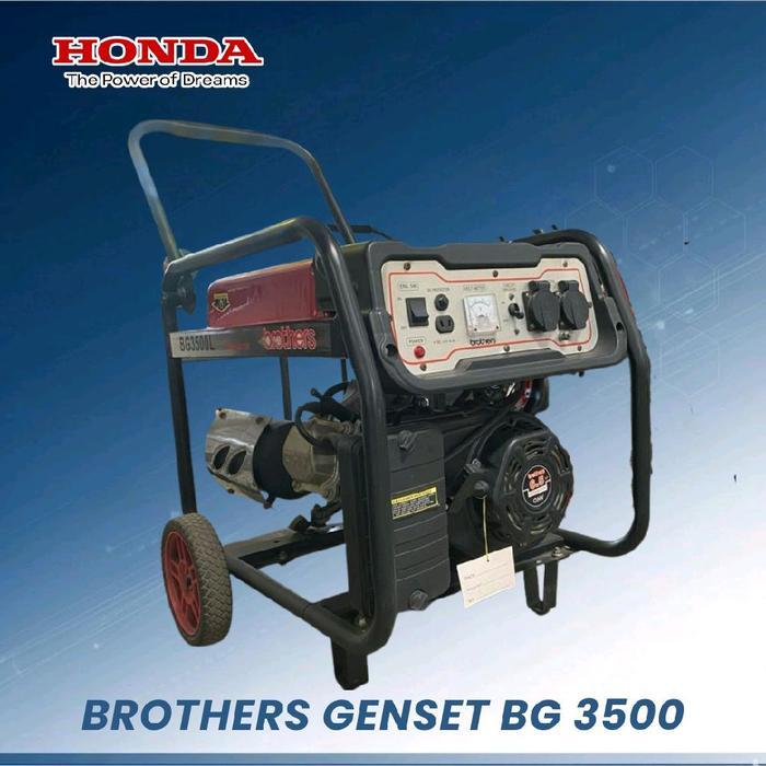 Genset Bensin Brothers BG 3500 Portable - Generator Listrik 2500 Watt