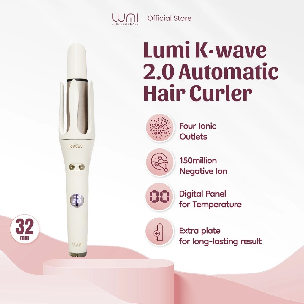 Lumi Kwave Automatic Hair Curler 32mm (Original)