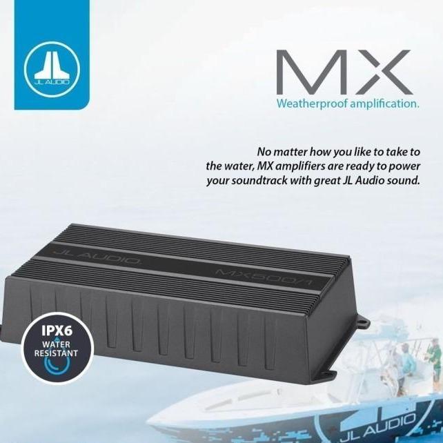 JL AUDIO MARINE / MOTOR SPORT MONOBLOCK AMPLIFIER - MX SERIES 500 WATT- GARANSI RESMI - 100% BARANG 