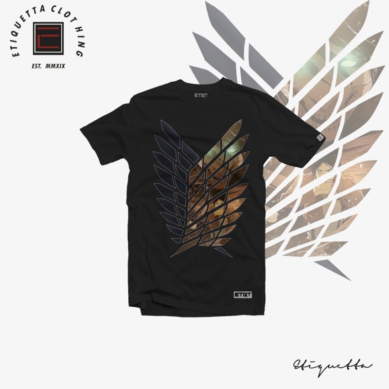 Kaus Anime-Etqt-attack On Titan-Resimen Pengintai