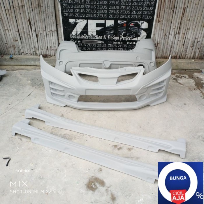 BEMPER BODYKIT JAZZ Ge8 Adaptasi MUGEN RS aksesoris fgh - Tanpa Aksesoris