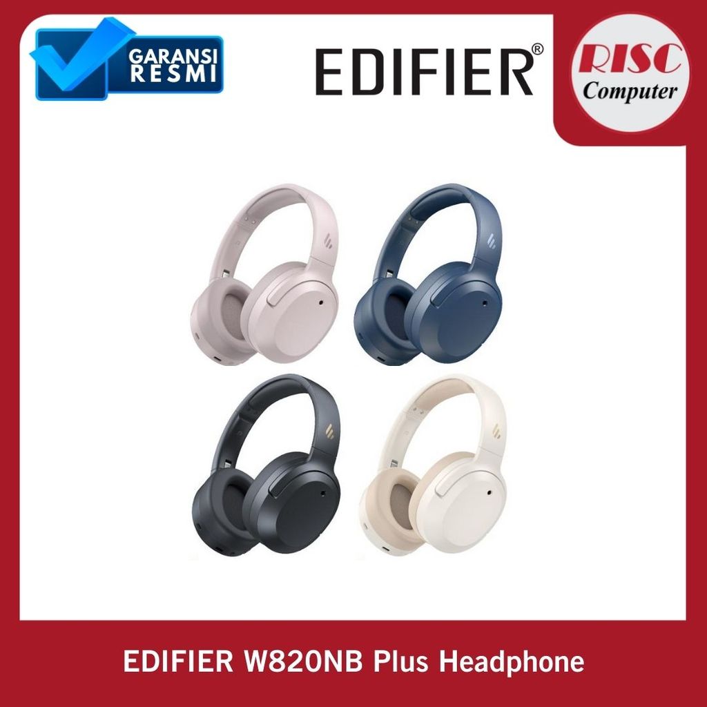 Edifier W820NB Plus W820NB+ Wireless Bluetooth Noise Cancellation Over-Ear Headphones Headset Earpho