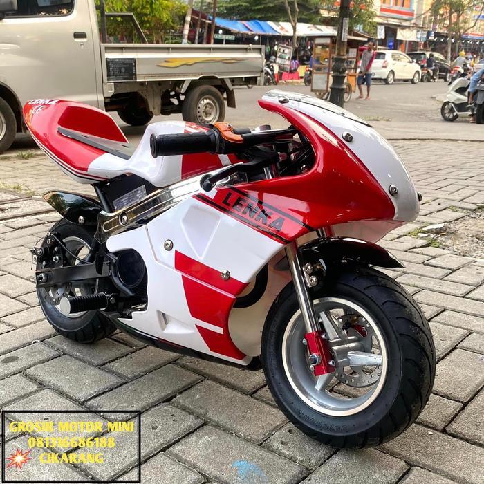 MOTOR MINI GP STD 50CC MESIN 2TAK - Merah Putih