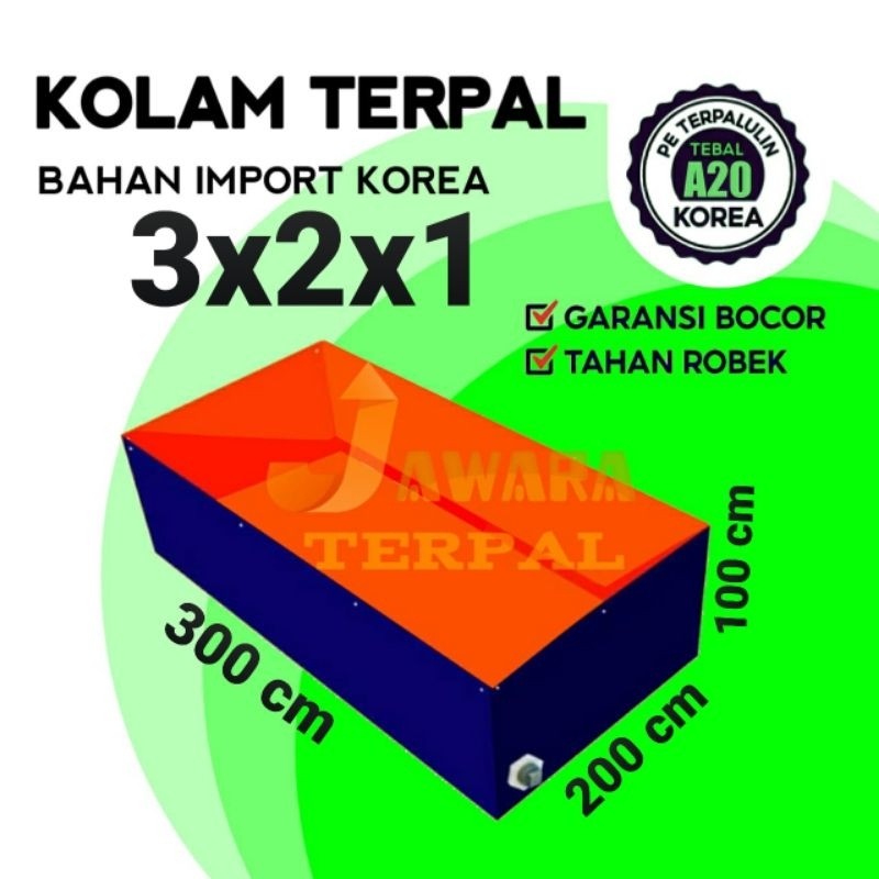 Wony Store - Terpal Kolam Terpal Ikan Kotak  Kolam Terpal Bahan  Untuk Budidaya Ikan