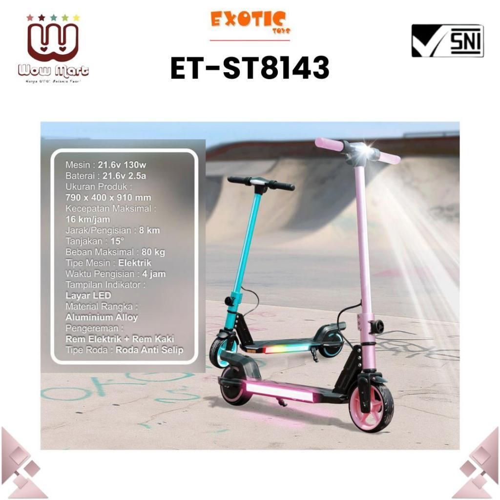 YS ST 8143 ST 8145 ST 8150 ST 8256 Exotic Adult Electric Scooter // Mainan Sekuter Listrik Dewasa Sk
