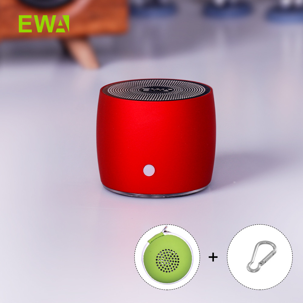EWA A103 Mini Bluetooth Speakers German Bass Speaker For Outdoor/Indoor Camp/Bicycle /Ravel Metal Bo