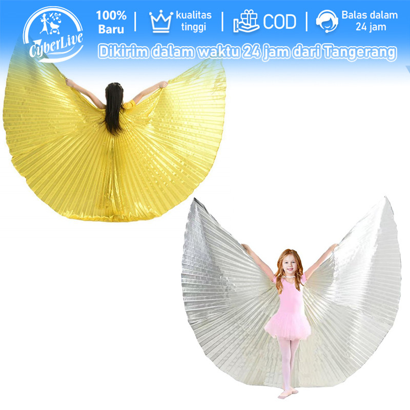 Kostum Sayap Anak Sayap Malaikat Kerub Kostum Pertunjukan Sayap Properti Tari Perut Sayap Kerub Anak