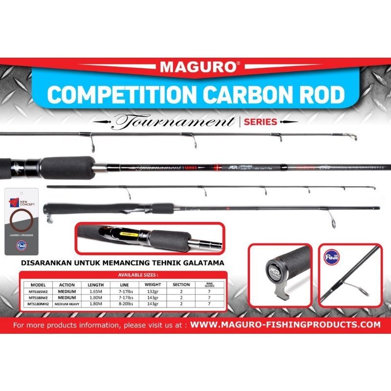 Joran Maguro Tournament Series 165-180M Medium Action