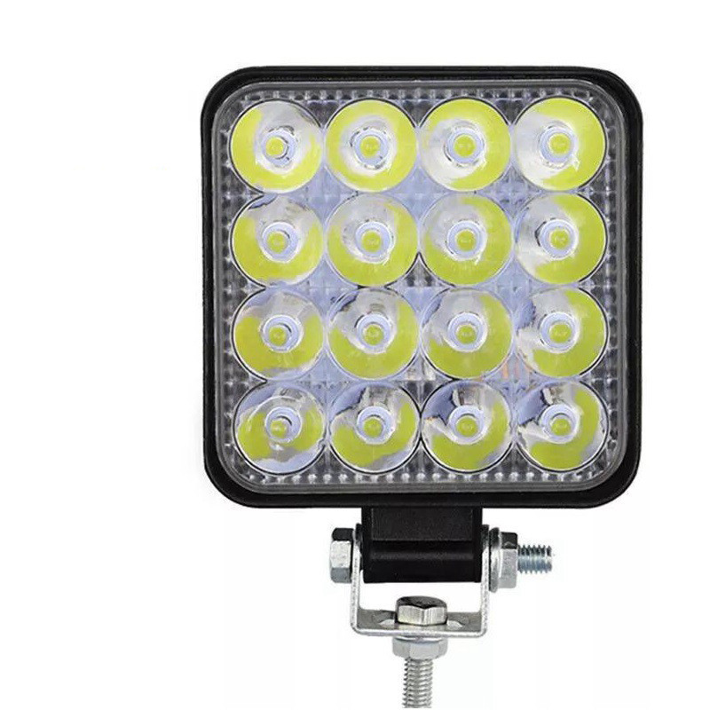 LED 48W LED Work Light Bar Square Spotlight 12V 24V Off-Road LED