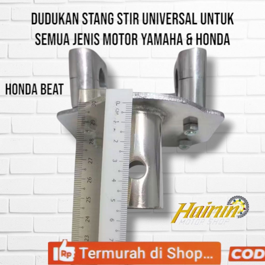 ID Stir Trondol Adaptor Dudukan Stang Stang Meja Stir Raiser Fatbar Universal Untuk Semua Jenis Spad