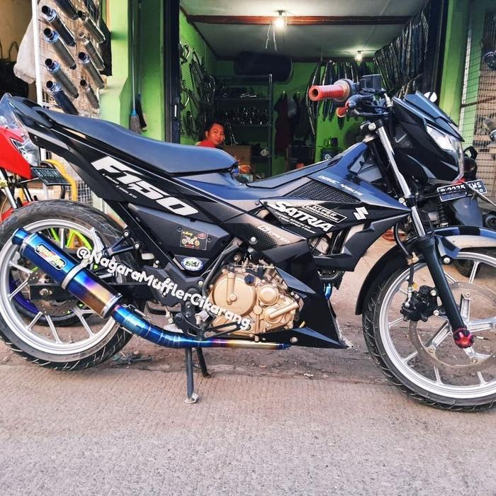Knalpot Racing Raptor Bluemoon Satria Fu Fi