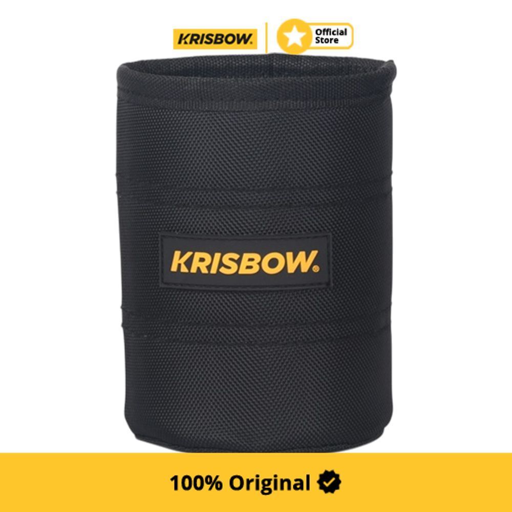 Original Krisbow Pouch Perkakas Round - Hitam Tool Bag Tool Pouch