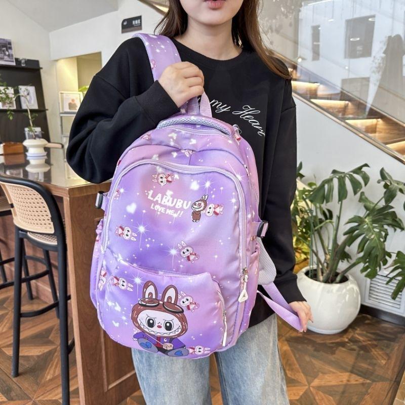 Tas Ransel Labubu Viral Import VT816 / Tas Ransel Sekolah Anak Remaja Labubu Monster