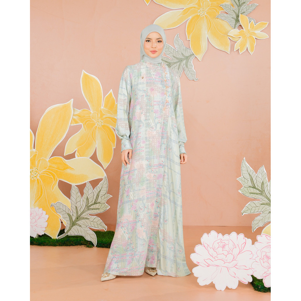 Muda Official Nayyala Dress - Green