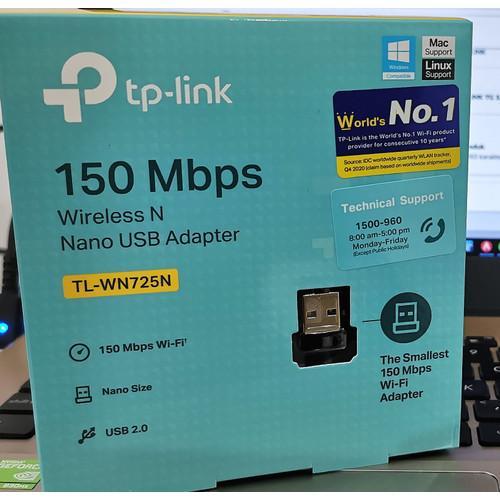 Usb Wifi TP-LINK TL-WN725N Nano Wireless Adapter tplink WN725N - TL-WN725N