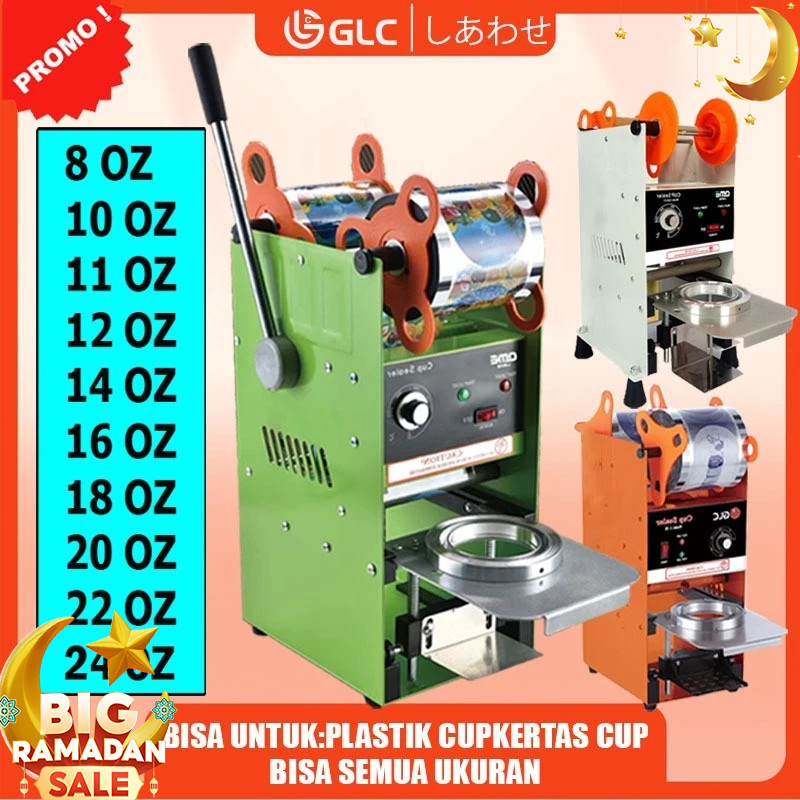 Mesin Cup Sealer Mesin Press Gelas Plastik bisa  Sealing Machine Alat penutup minuman Mesin Segel Ge