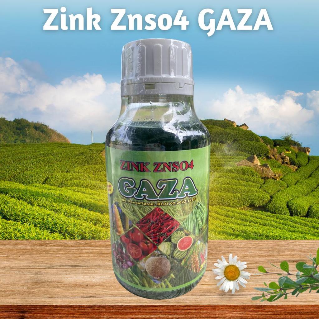 PUPUK ZINK ZNSO4 GAZA 500ML UNTUK MEMPERBANYAK ANAKAN PADI CEGAH DAN ATASI ASEM ASEMAN ZNSO4