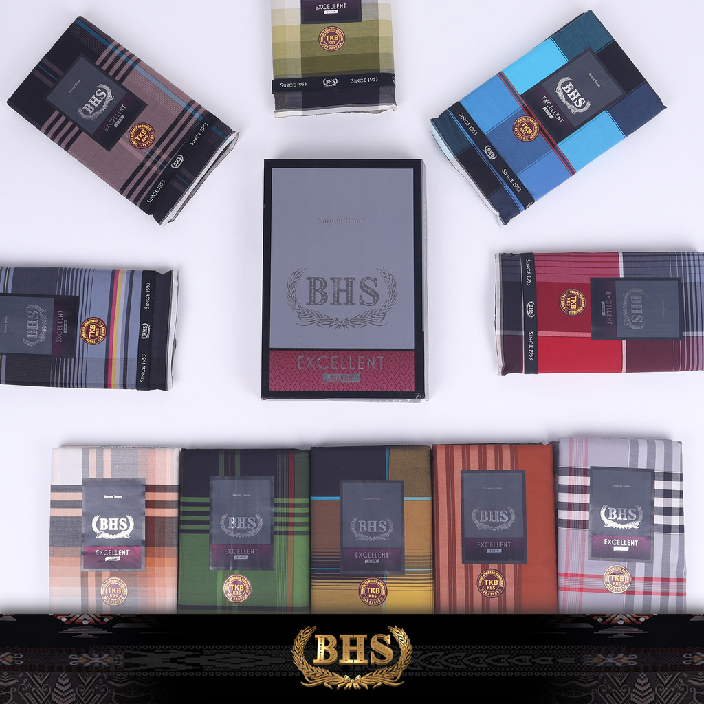 Grosir 10 Pcs Sarung BHS Excellent Silver Motif TKB KBS
