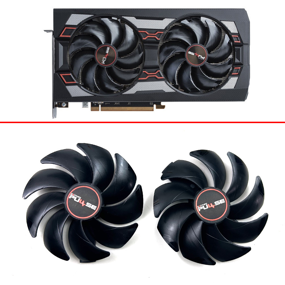 NEW Cooling FAN 95MM 6PIN CF1015H12D FD10015M12D suitable For Sapphire RX 5500 5600 5700XT PULSE gra