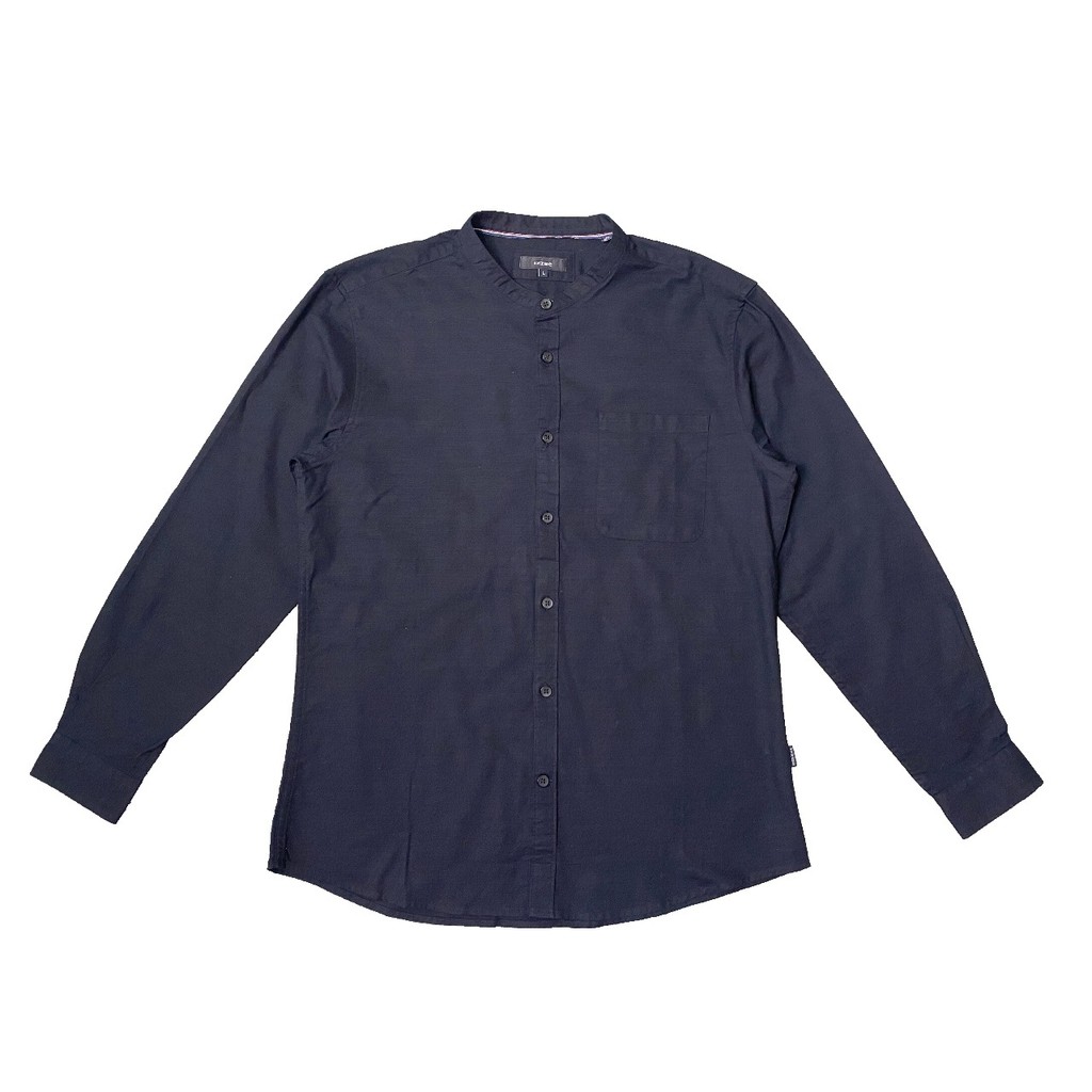 d&f x Izzue kemeja koko L/S kafa - black