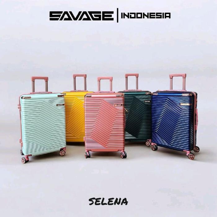 Koper 20 Inch, 24 Inch Bahan Polycarbonate - Savage Selena - Original 100%