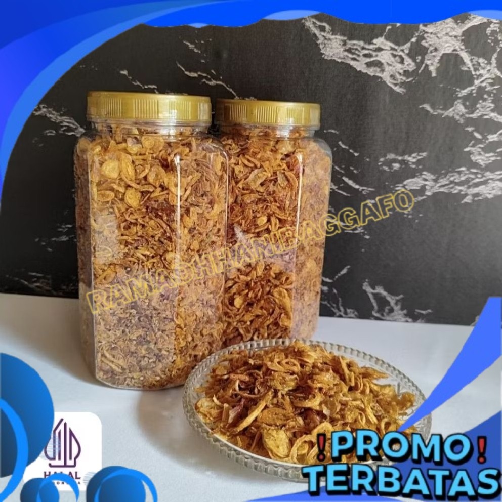 Bawang Merah Goreng Kemasan Toples 500Ml