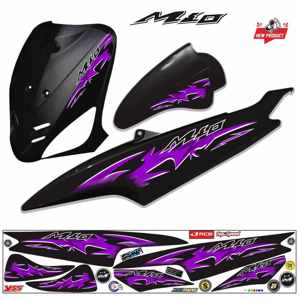 VARIASI STICKER MIO SPORTY 110 / STICKER MOTOR