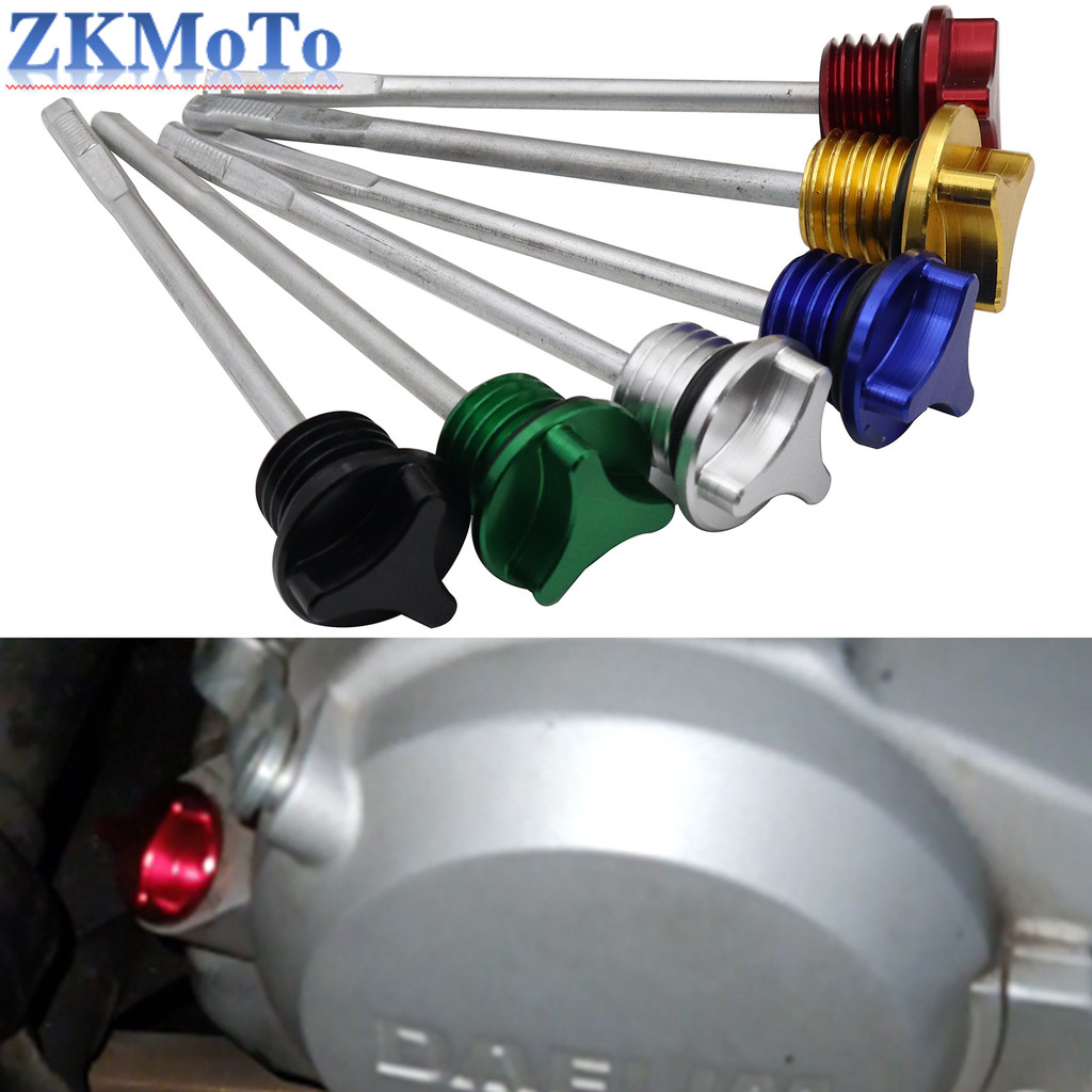 M20 Motorcycle ATV C Aluminum Oil Gauge Engine Oil Level Gauge For 125cc 140cc 150cc 200cc 250cc Hon