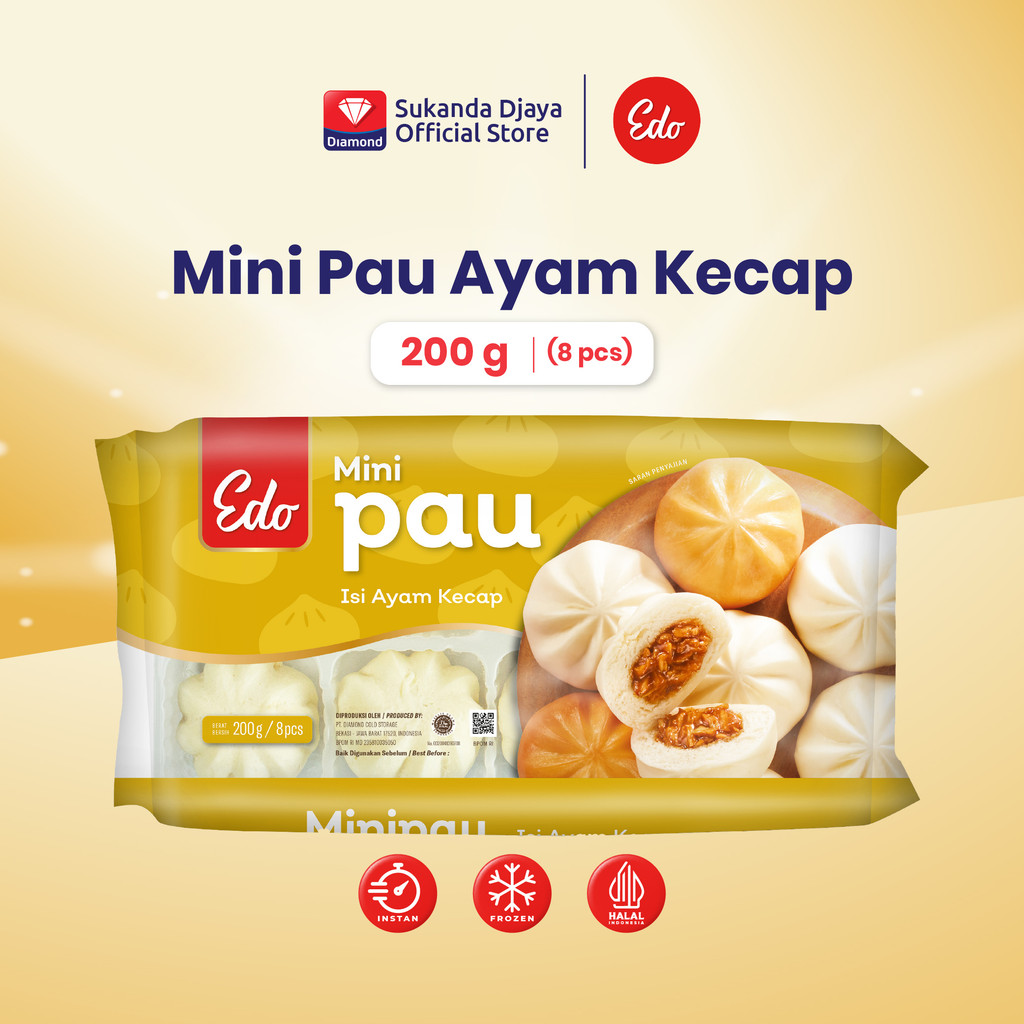 Mini Pau Edo Ayam Kecap 200 Gr