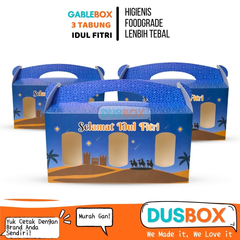 Box Jinjing Lebaran / Gable box / gable box idul fitri / gable box 3 toples / gable box lebaran