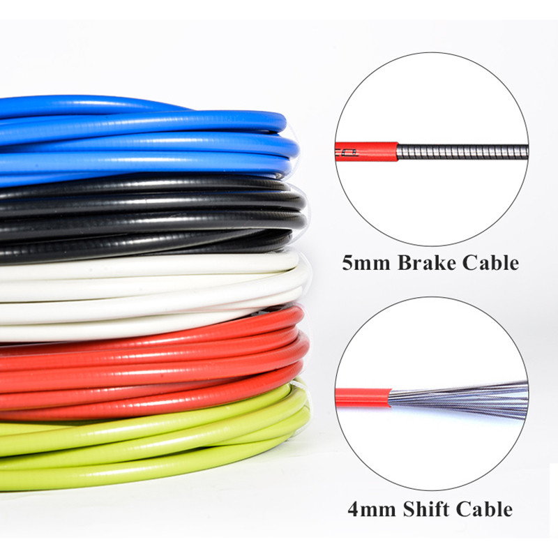Selubung Kabel Rem/Shift Sepeda 3m, Pipa Kabel Rem Sepeda 4mm/5mm, Selubung Kabel Rem/Shift Sepeda M