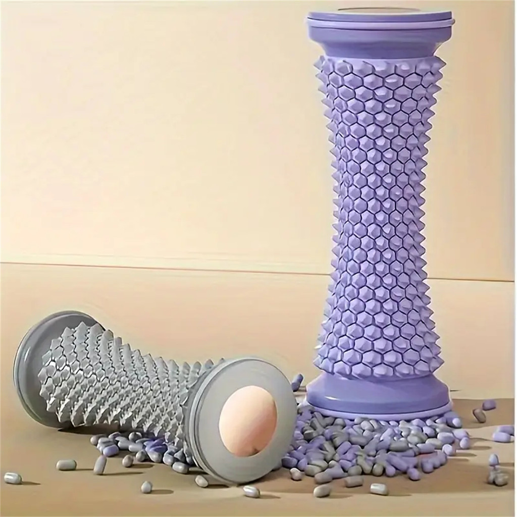 Easy Roll Plantar Fascia Relief Wheel - PVC Foot Massager for Muscle Relaxation, Yoga and Ar Support