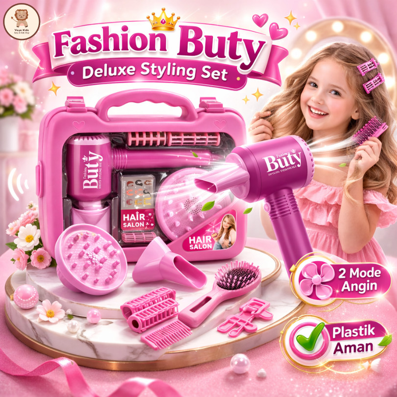 Mainan Salon Anak Perempuan Set Lengkap Mainan Peran Kado Ulang Tahun Umur 3 4 5 6 Make Up Salonan