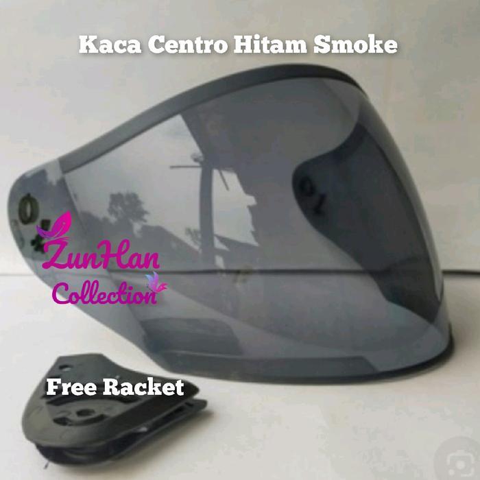 Kaca Helm Centro INK, KYT, GIX Free Racket Dudukan Kaca Original Merk Inko visor Motorcycle - hitam 