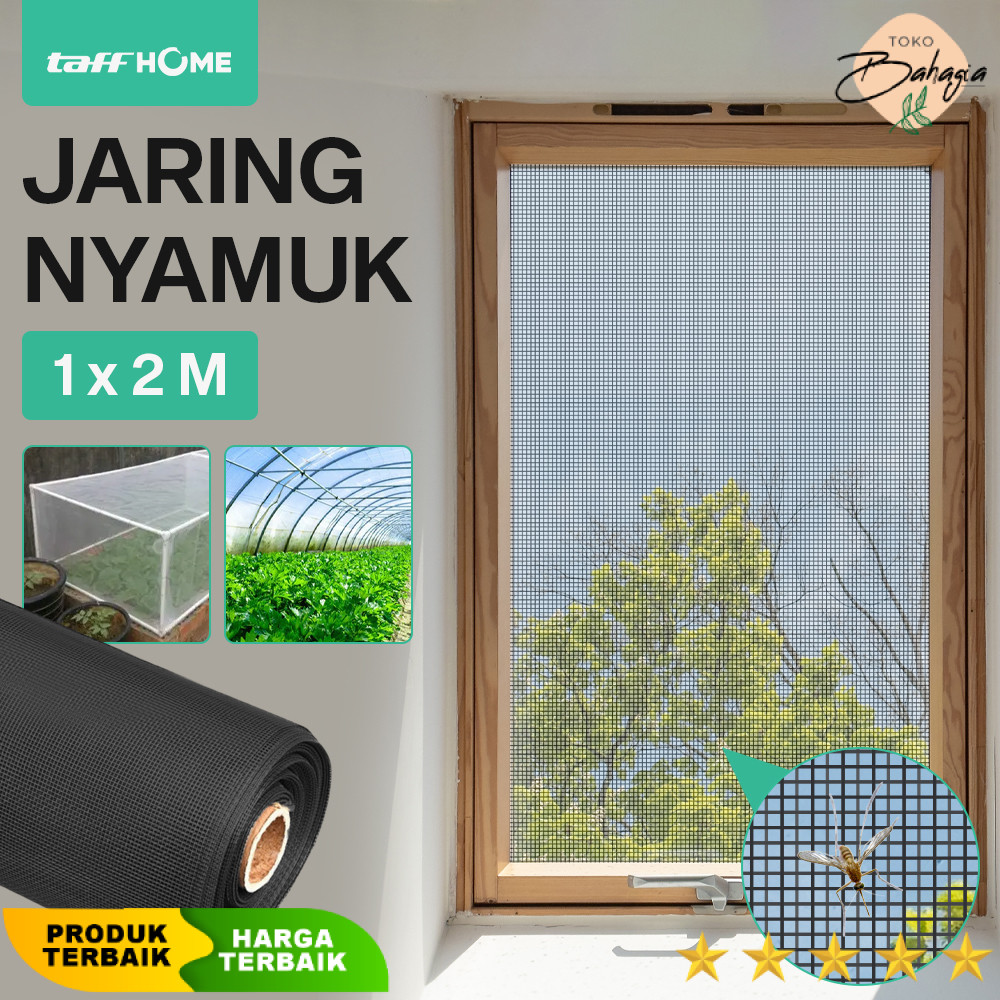 Kasa Nyamuk Jaring Jendela DIY Mosquito Net PP Nano 20 Mesh 1x1 M 1x1,5 M 1x2 M - AW15