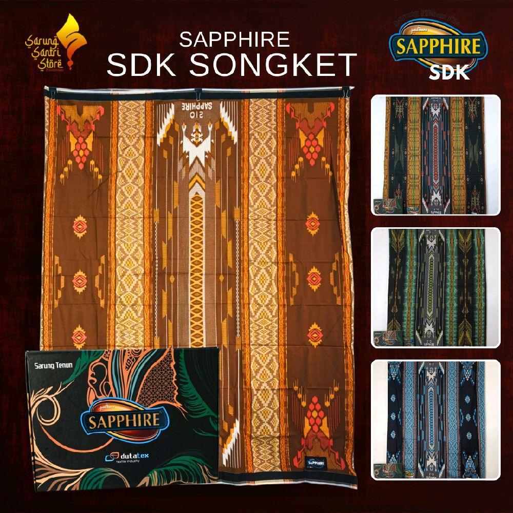 Sarung Sapphire SDK Songket Dobby Kembang