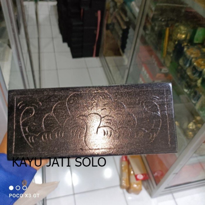Kotak Kayu Pusaka Antikan Terlenkap KJM7654 Penyimpanan Naga Kembar