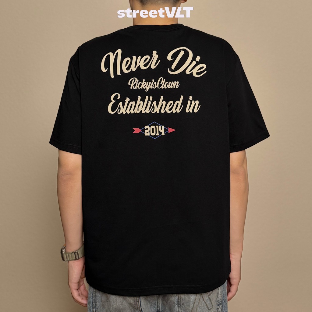 RIC Ricky Is Clown Never Die Suede Foam Tee
