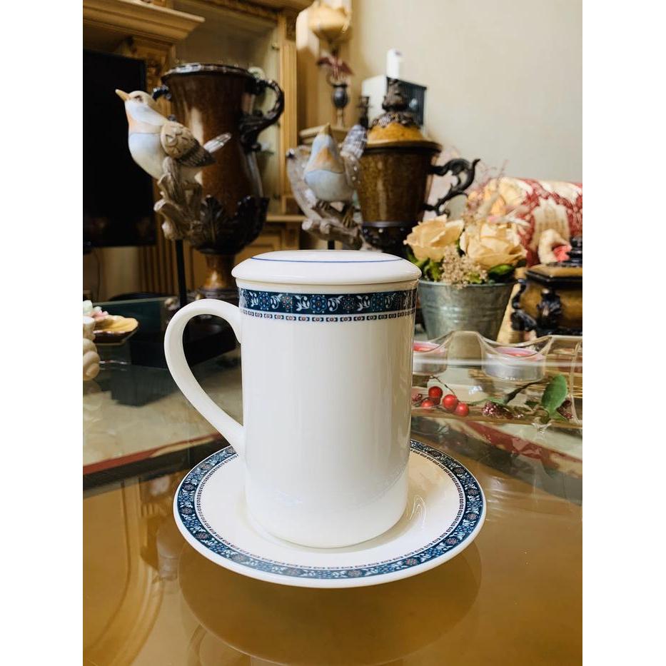 TABLEBOX Mug / saucer / tutup / Saint James / Okja / mewah / cantik