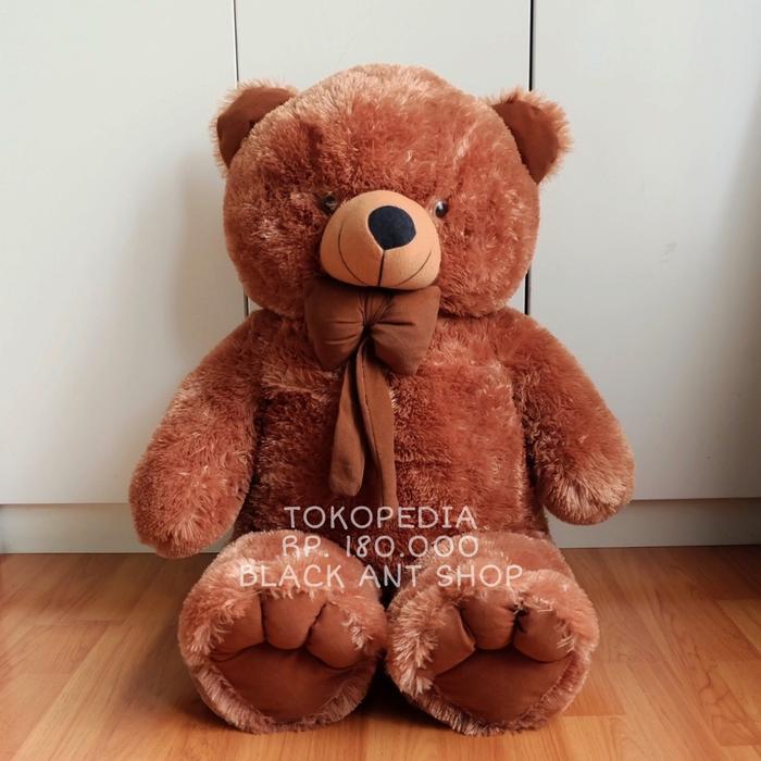 Boneka Beruang 1 Meter Jumbo Murah Premium - cream