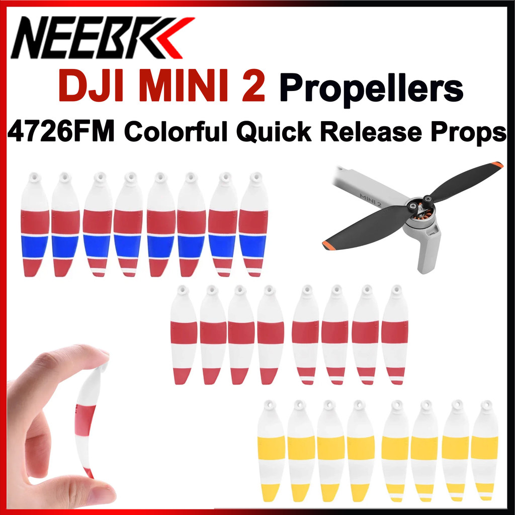 8/16pcs 4726FM Propeller Colorful Quick Release Durable for DJI Mavic Mini 2 Drone Replacement Blade