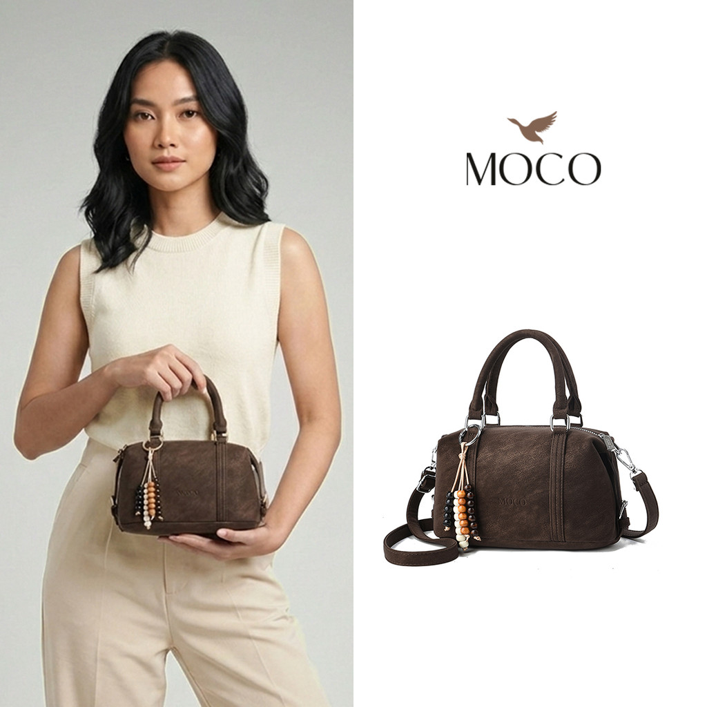 MOCO OFFICIAL - Rumi Mini Barrell Bag Fashion Tas Wanita Gaya Korea Tas Hand Bag Shoulder Bag Selemp