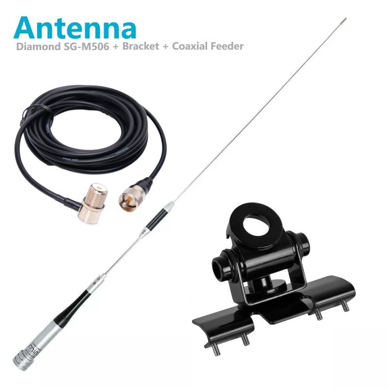 amond SG-M506 144/430MHz Dual Band Mobile Car Rao Antenna for Kenwood ICOM Vertex YAESU BaoFeng TYT 