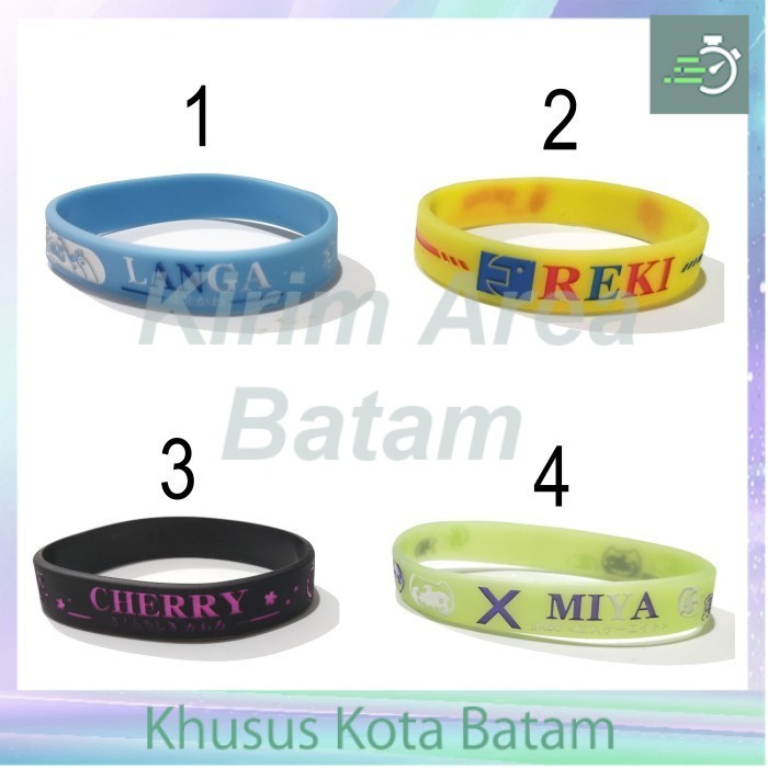 Gelang silikon sk8 the infinity