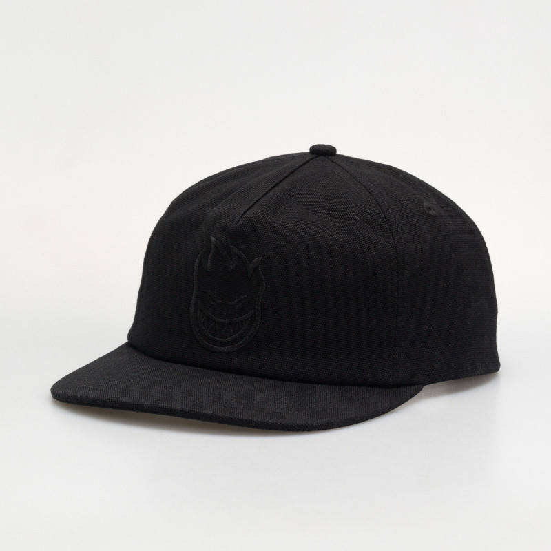 Spitfire Bighead Snapback Topi Spitfire Bighead Snapback Hat Warna Black Charcoal Gaya Klasik Casual