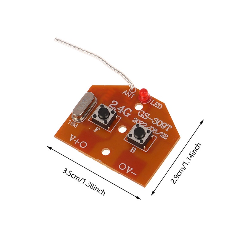 Hot Sale 2 RC Accessory Module 2.4G Circuit PCB Transmitter and Receiver Board Rao System for Car Tr