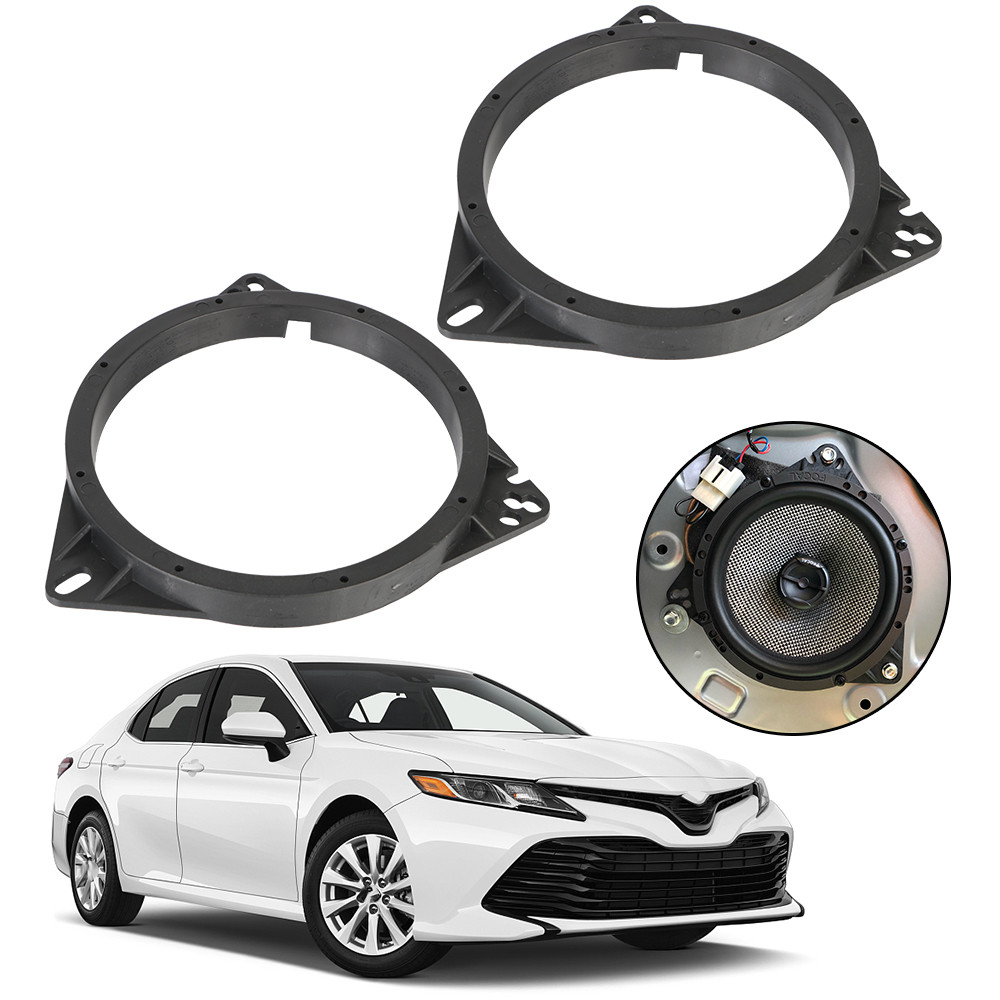 Universal Car Horn Washer Adapter 6.5 In Holder Loud Speaker Spacers Mat Pad Bracket Auto Accessorie